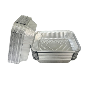 Wholesale Disposable Takeaway Deep Turkey Bbq Pan Rectangle Container Aluminum Foil Tray