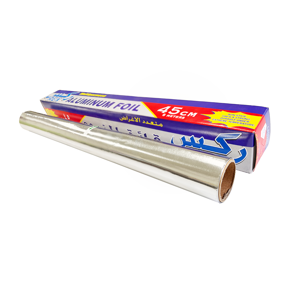 Food Grade Heavy Duty Disposable Household Kitchen Aluminum Tin Foil Paper Roll For Food Packing 