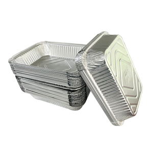 Rectangle Takeaway Container Aluminum Foil Tray