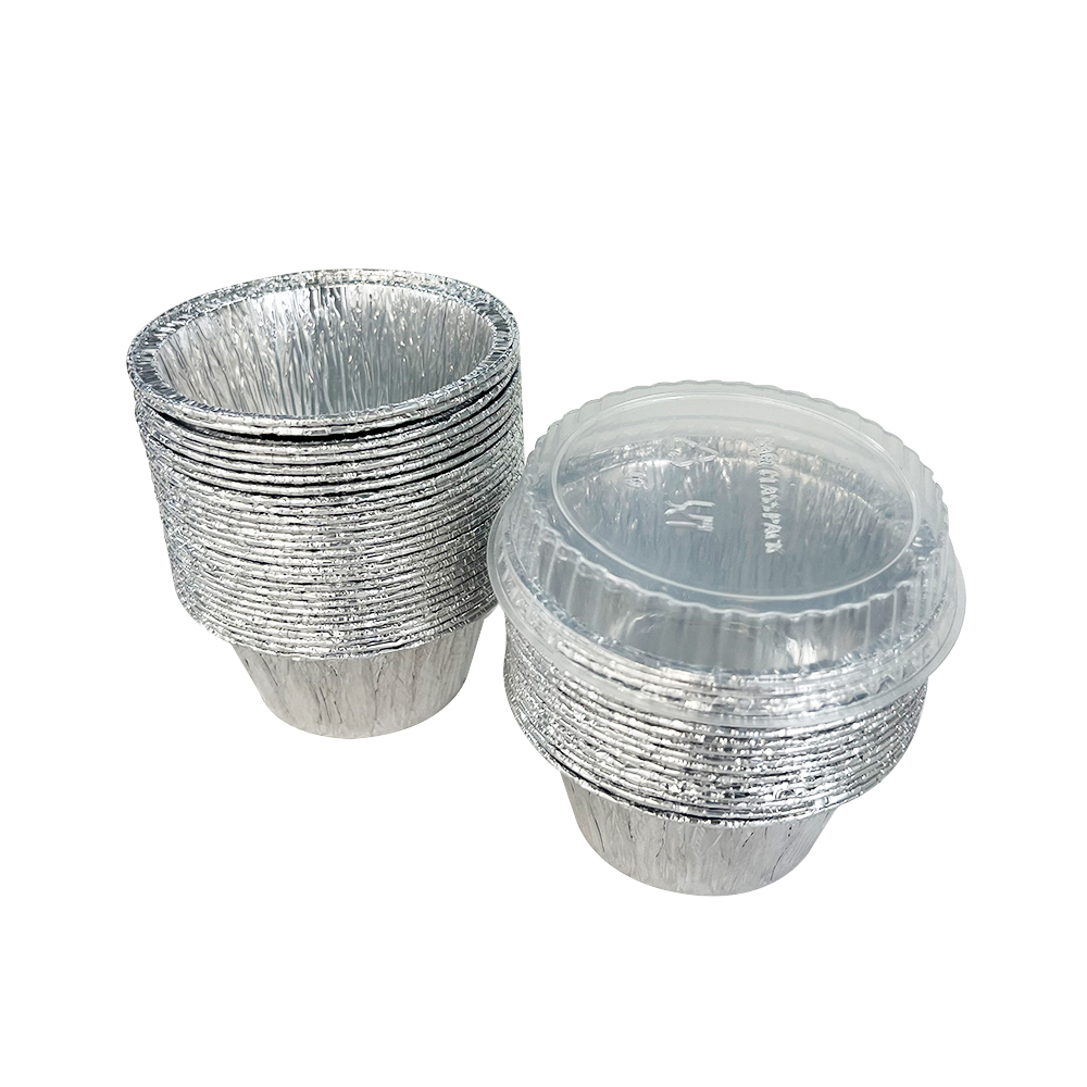 Silver Color Aluminum Foil Bowl Dessert Container