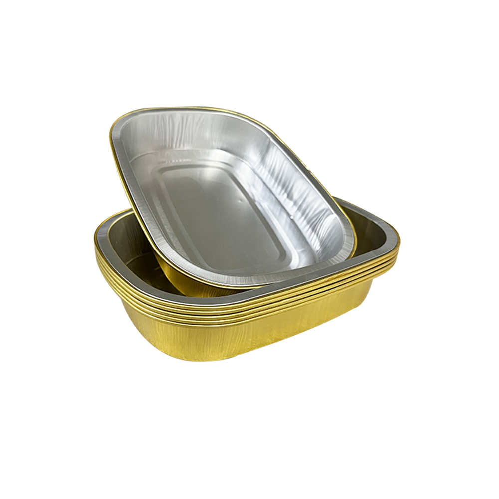8011 Food Grade Carry Out Aluminum Foil Lunch Box 
