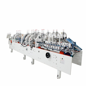 High Speed aluminum foil roll box Folding And Gluing Machine