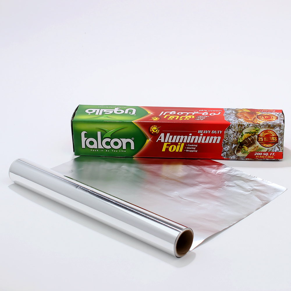 200sq.ft Customized Logo Food Grade Aluminium Foil Price Heavy Duty Foil Paper Aluminum Foil Roll For Package
