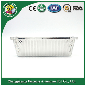 Disposable Aluminum Foil Trays Rectangle Aluminum Foil Container