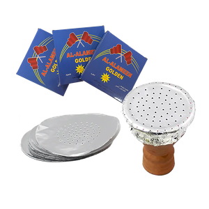 Shisha hookah Aluminum Foil Sheet with Hole 