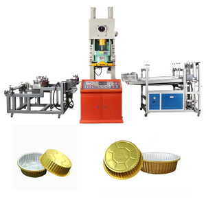 Long Warranty Period Airline Aluminum Foil Food Container Automatic Aluminum Pants Dishes Container Making Machine