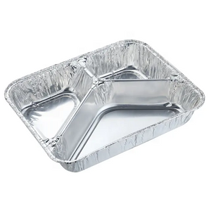 3 Compartment Aluminum Foil Container